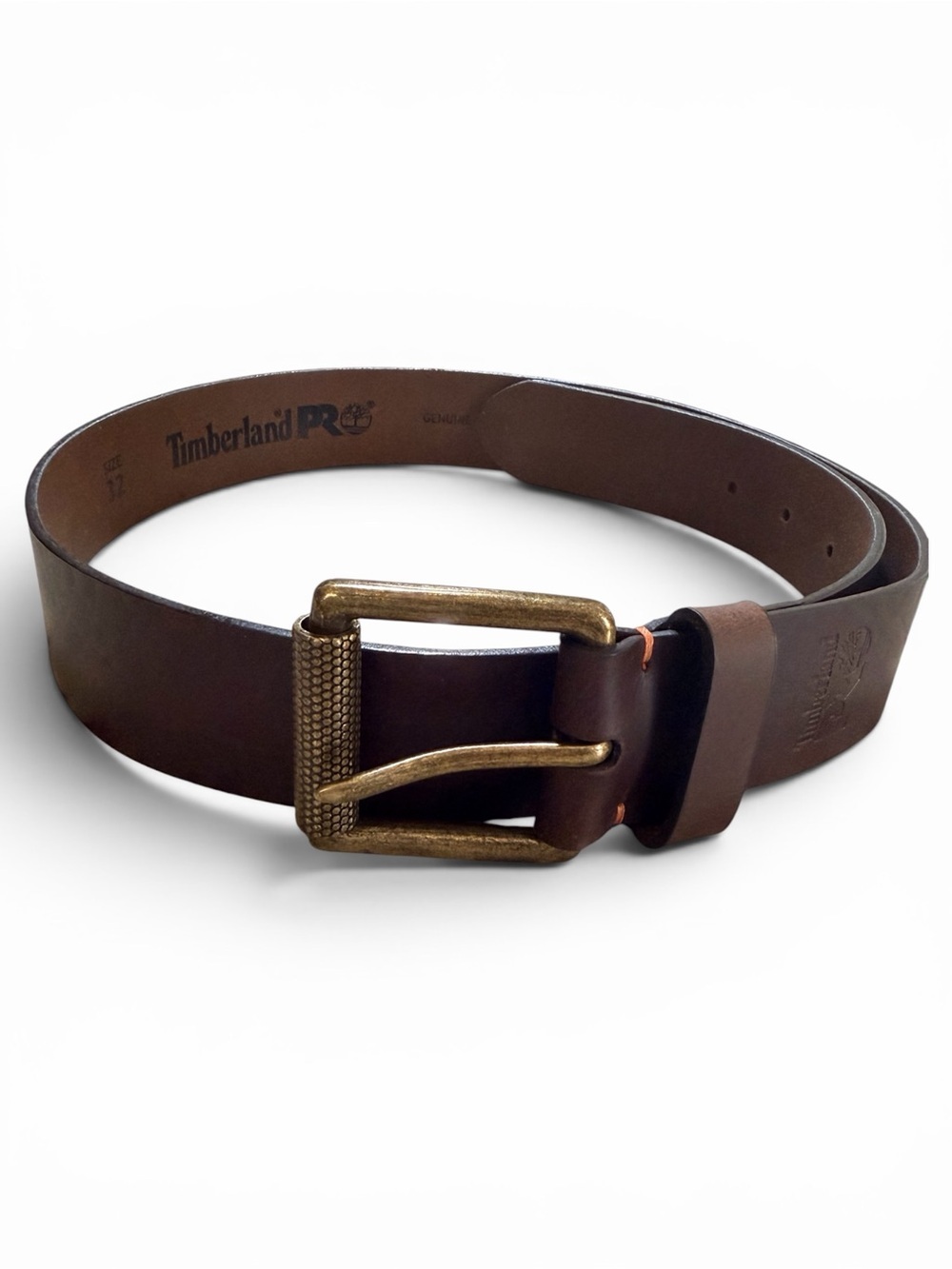 Timberland PRO Roller Buckle-Belt Genuine dark brown full-grain Leather Size 32
